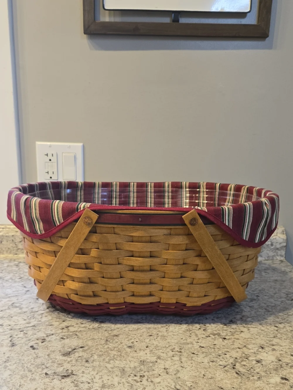 Longaberger 2004 Christmas Collection X Large Basket